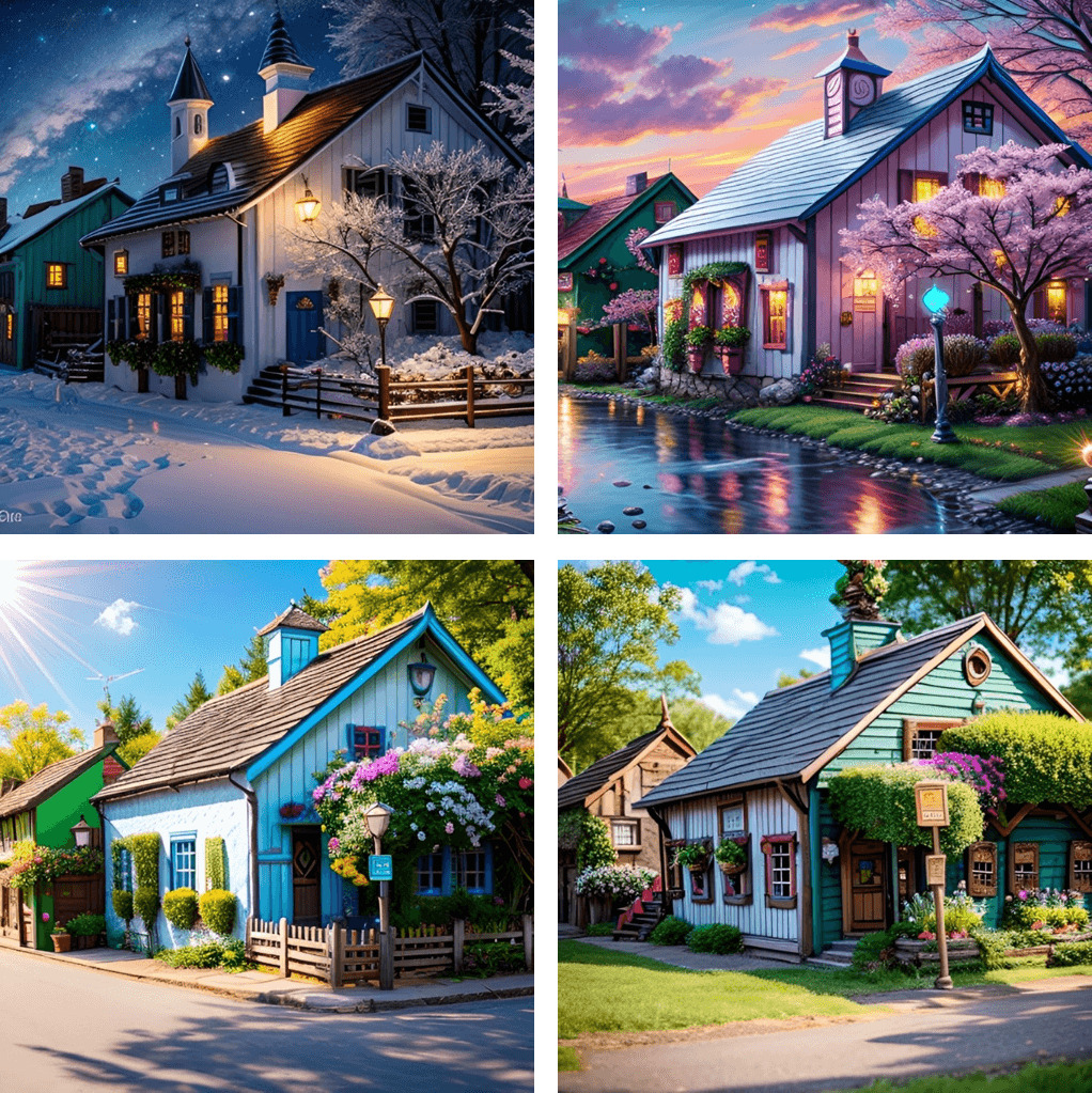 Démonstration style d'images IA Féérique