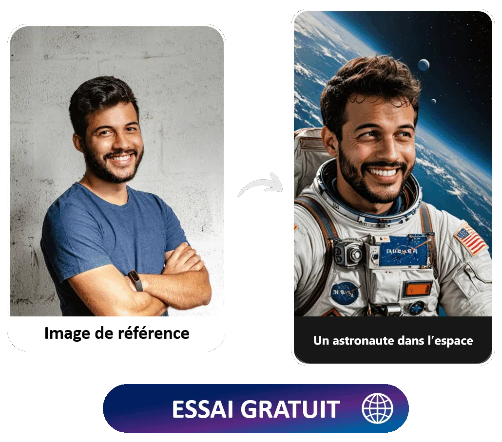 MyEdit - Meilleur générateur d'images IA avec visage de référence