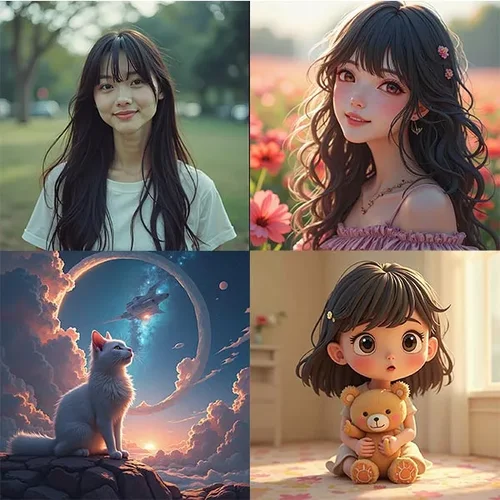 MyEditで生成したai画像生成の例