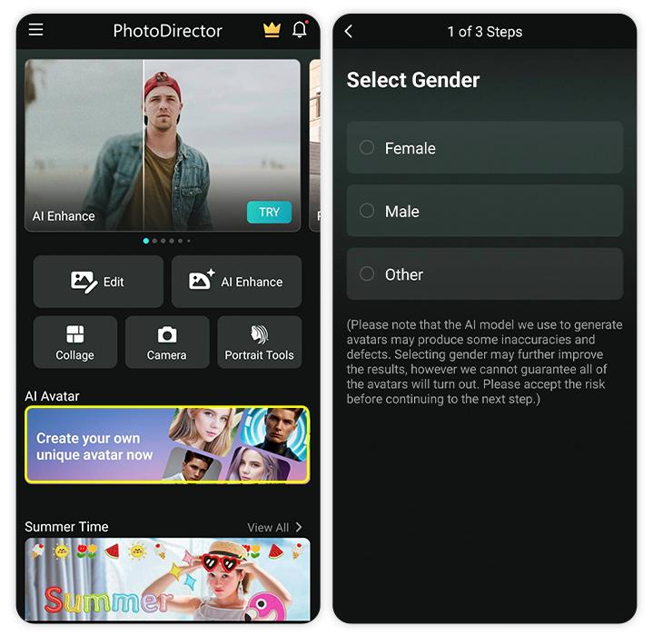 Enhance photos with PhotoDirector
