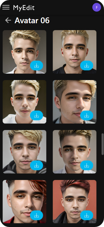 MyEdit - 2e Meilleure application pour changer de couleur de cheveux