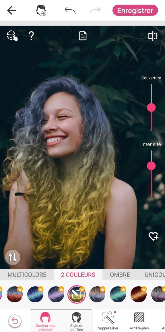 YouCam Makeup - Top 5 application pour changer de couleur de cheveux
