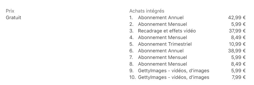 prix appli PowerDirector