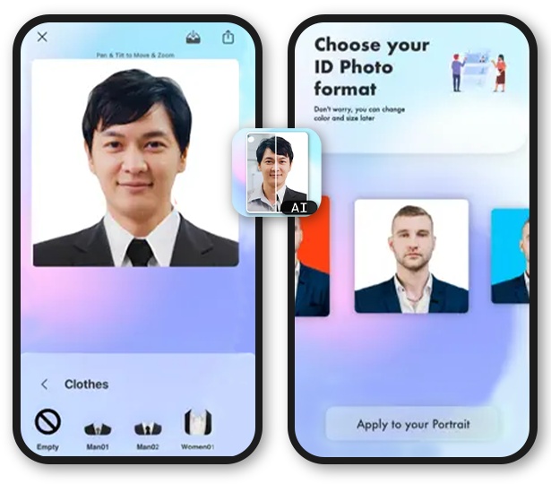 ID Passport Photo - With AI
