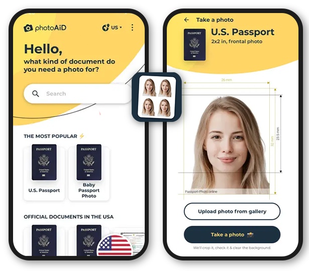 Passport Photo Booth US AiD