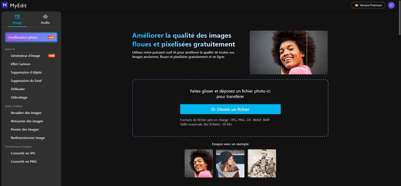 Dépixeliser une image