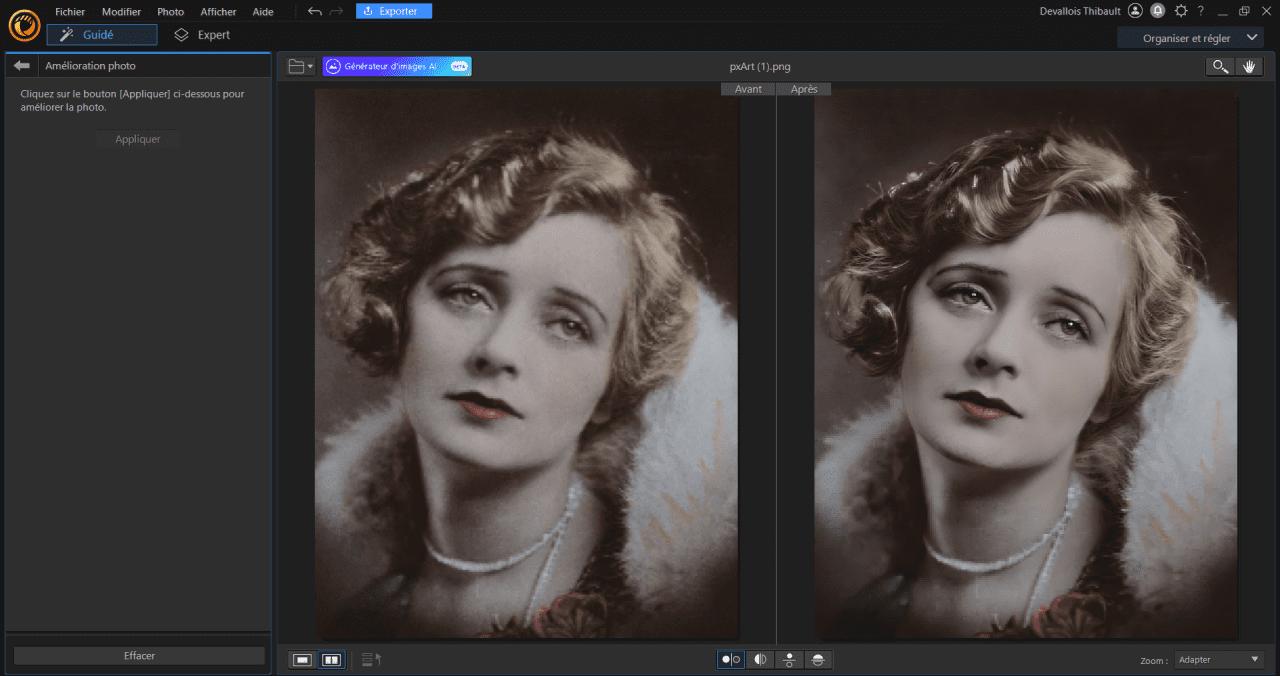 Dépixeliser une image