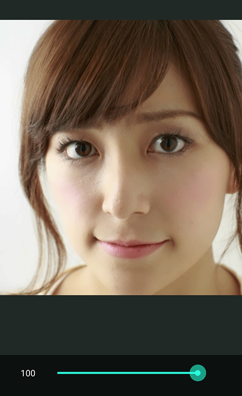 PhotoDirector 美容加工例