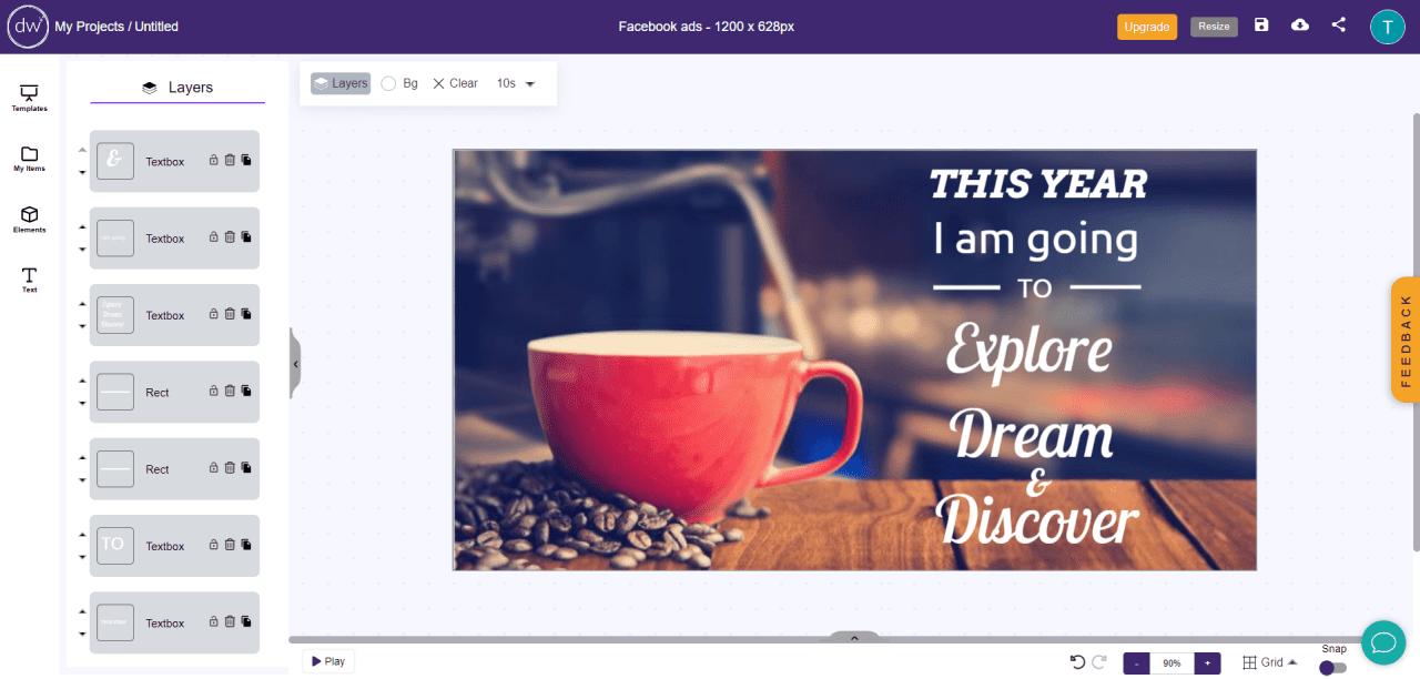 Design Wizard Interface
