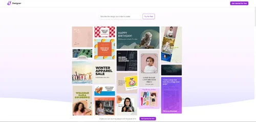 Microsoft Designer Interface