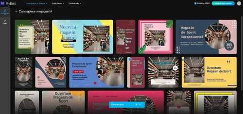 Créer un design avec MyEdit en ligne