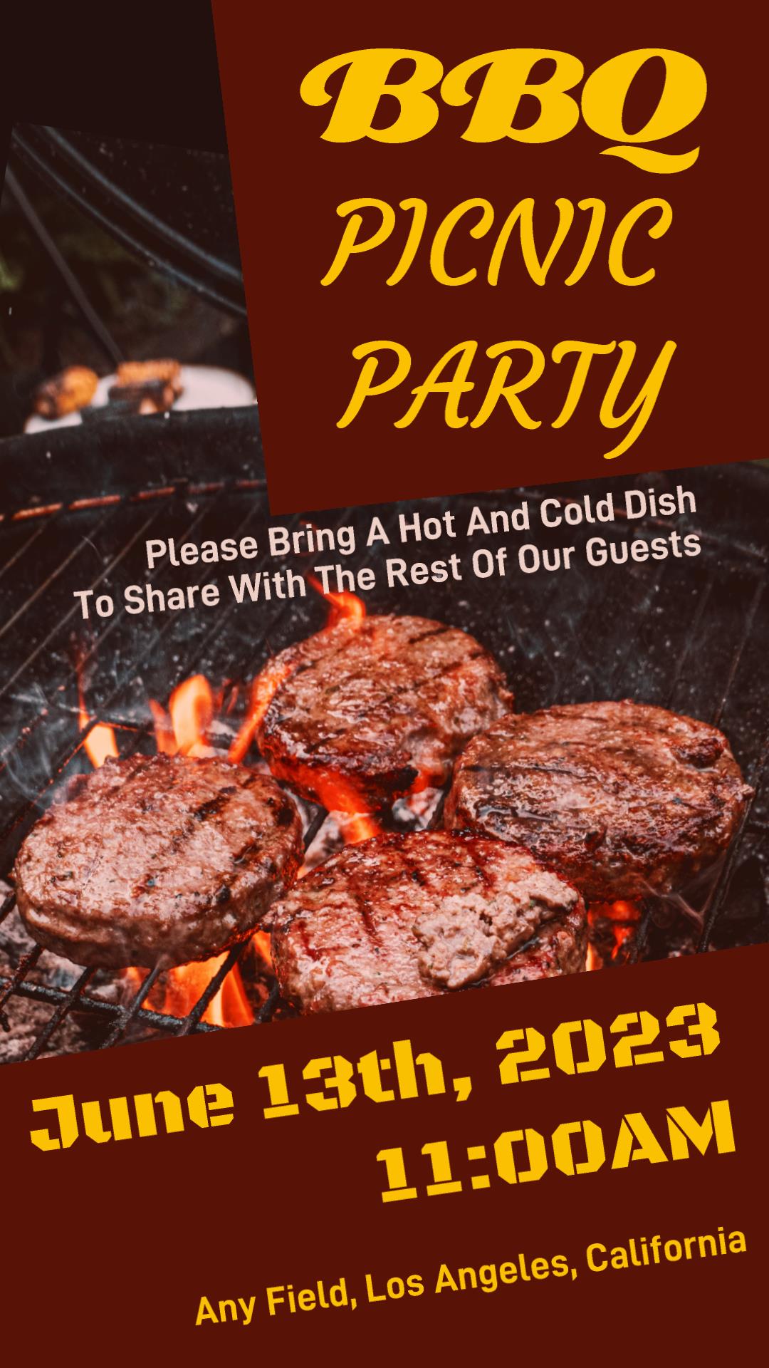 Promeo - Best templates for Food Flyer - BBQ PARTY