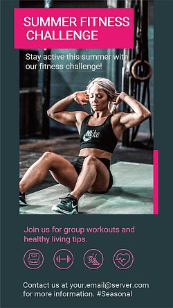 Promeo - Best templates for Fitness Challenges