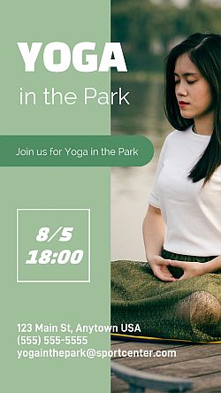 Promeo - Create compelling yoga posters