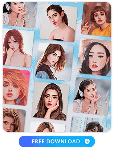 the AI Anime collage from PhotoDirector