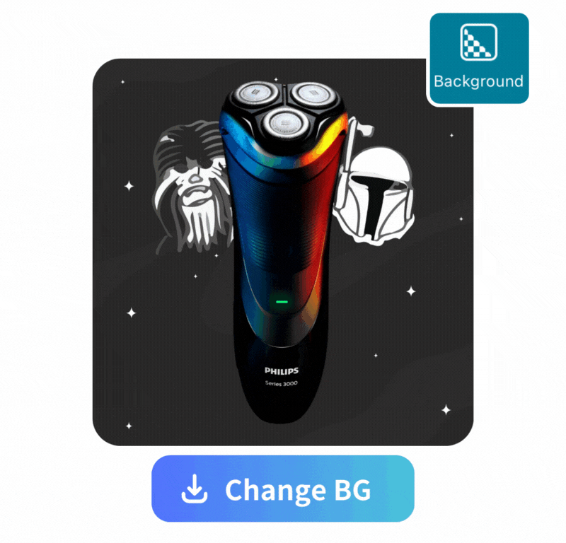 Replace background with Promeo