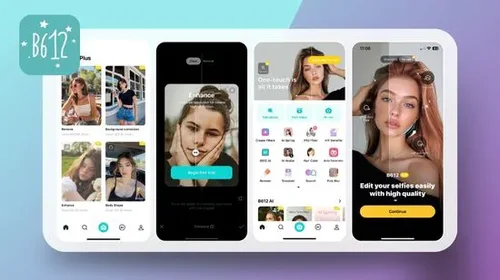 background changer UI of B612