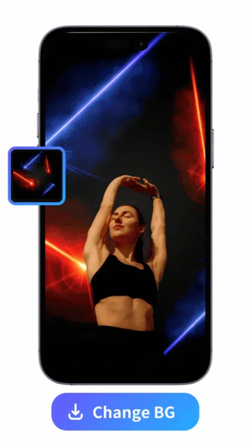 Replace backgrounds with PhotoDirector