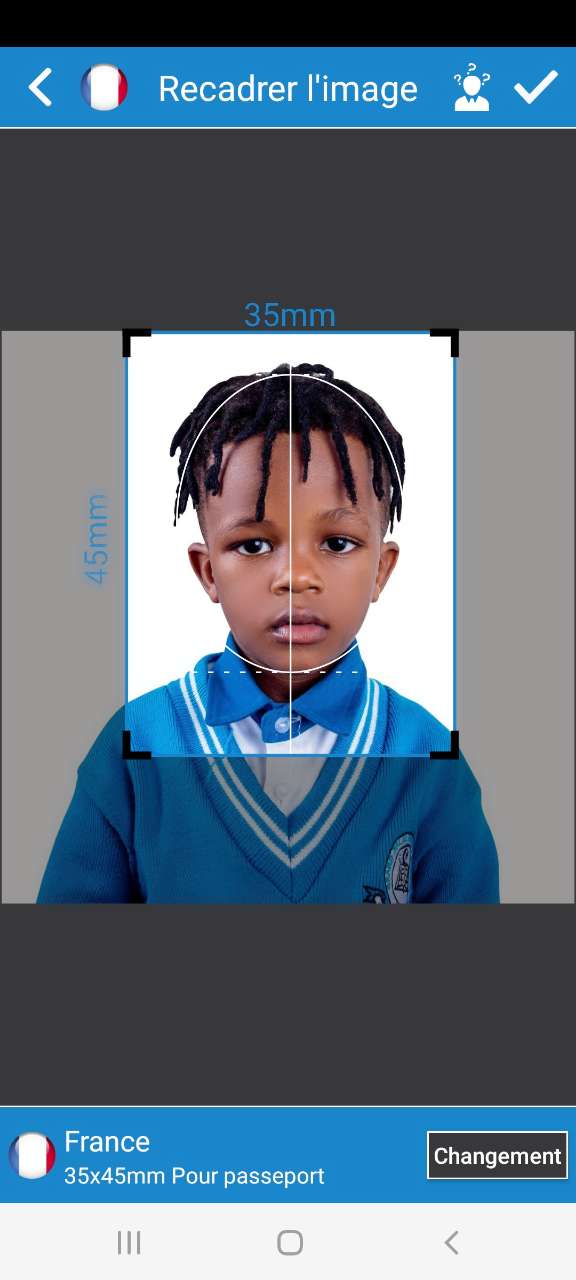 Passeport Taille Photo Maker - Pour créer une photo de passeport selon le pays - 6ème meilleure appli photo d'identité