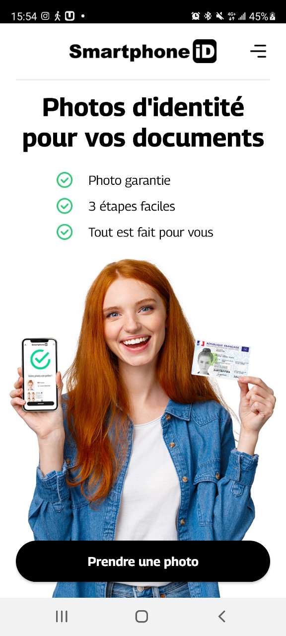 Photo identité officielle - Satisfait ou remboursé - 3ème meilleure appli photo d'identité