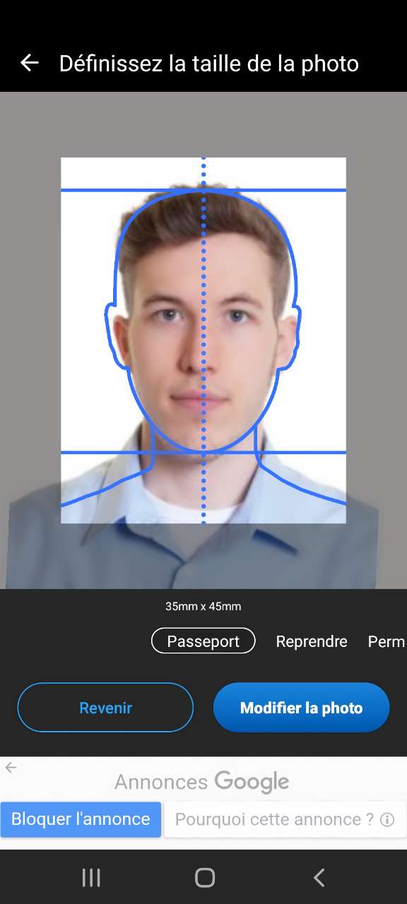 Photo d'identité - passeport - Pour créer une photo de passeport très simplement - 5ème meilleure appli photo d'identité