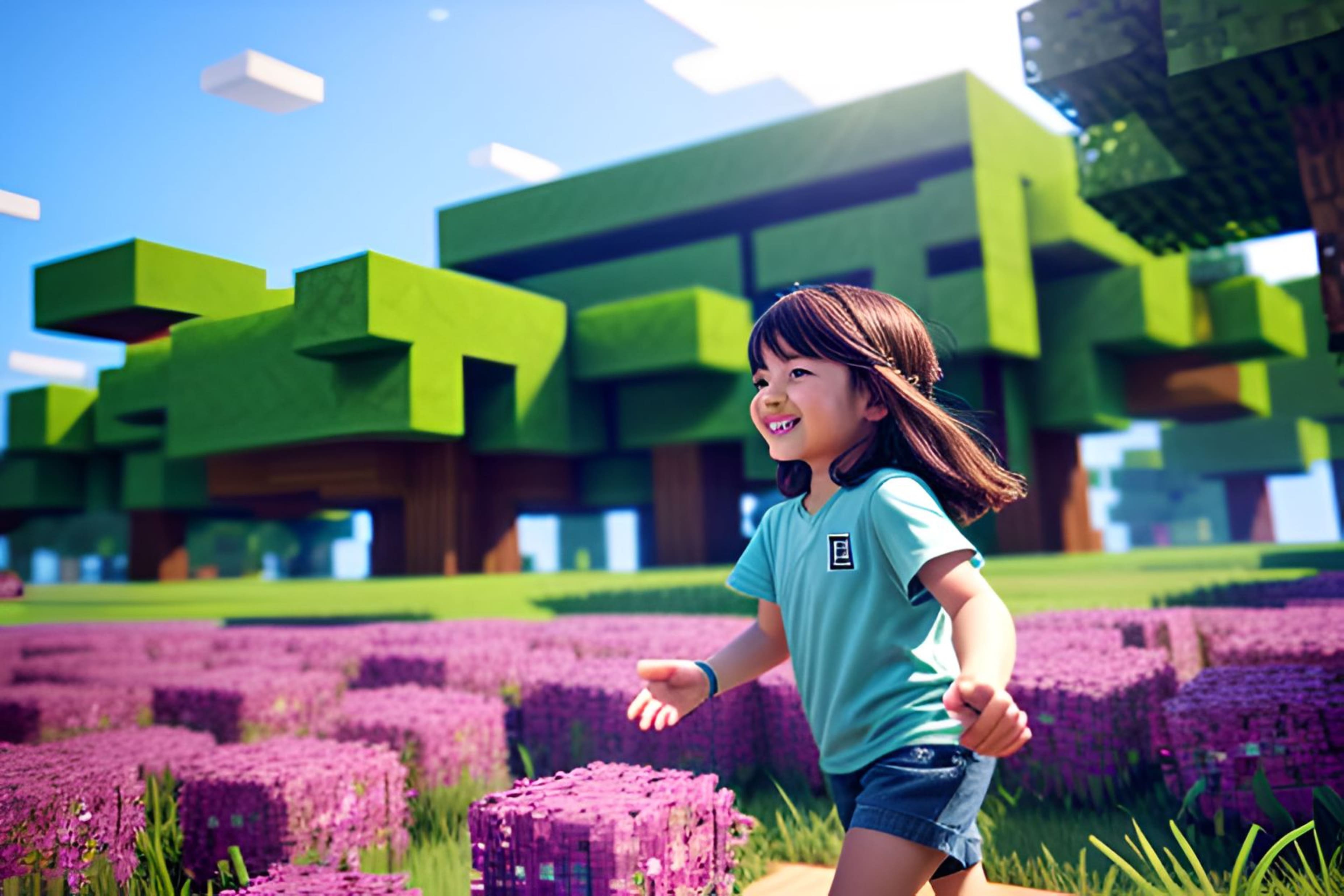 Après génération IA de Minecraft Pixel Art