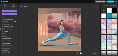 Détourer image en ligne avec MyEdit
