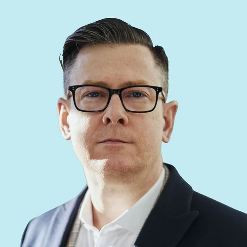 modele de fond photo d'identité couleur bleue