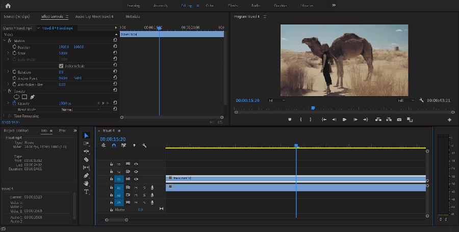premiere-pro-screenshot Interface