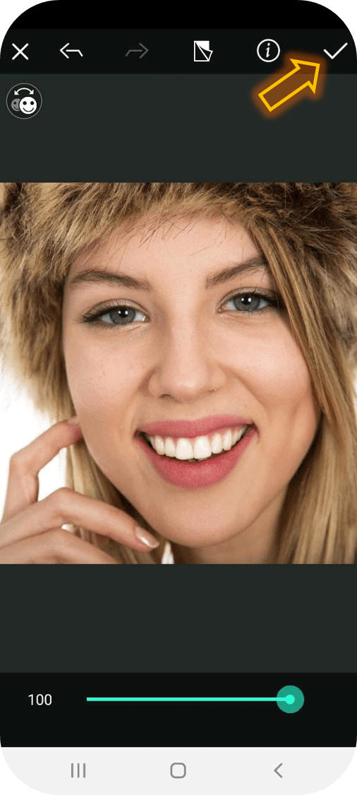 Blanchir ses dents sur une photo avec une application mobile - 5