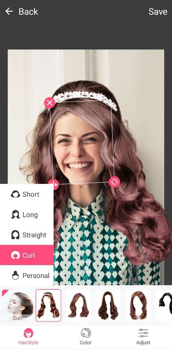 Hairstyle Changer coiffure virtuelle