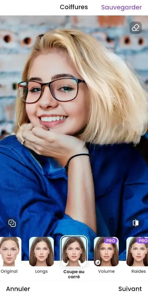 FaceApp coiffure virtuelle