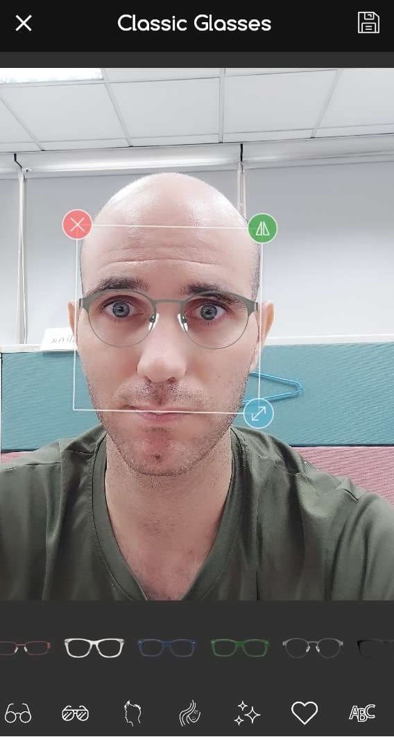 Glasses Camera - lunettes virtuelles