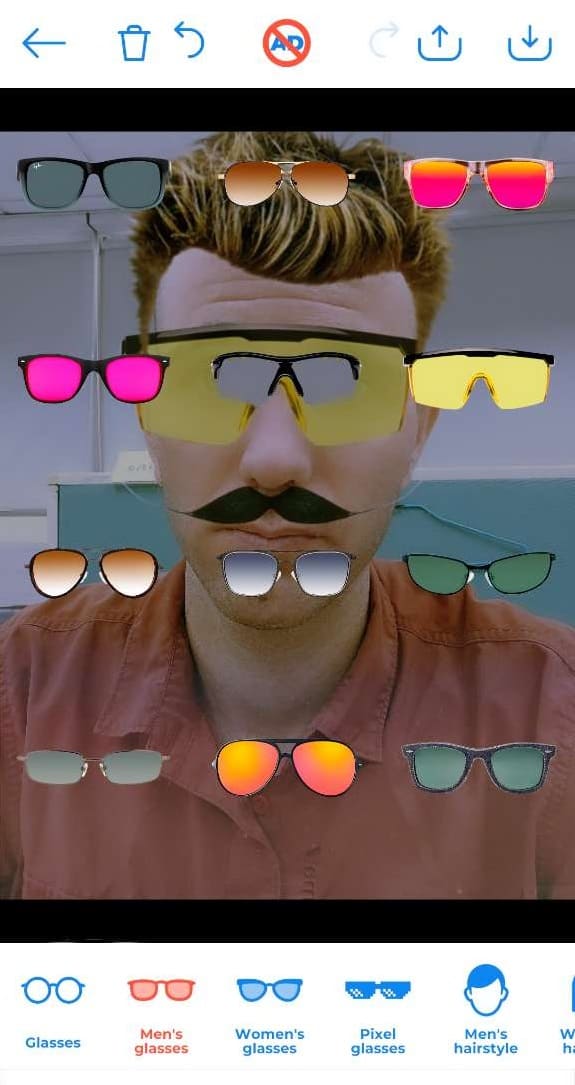 Sunglasses Photo Editor 2023 - lunettes virtuelles