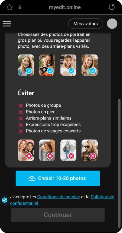 essayer des lunettes de soleil en ligne