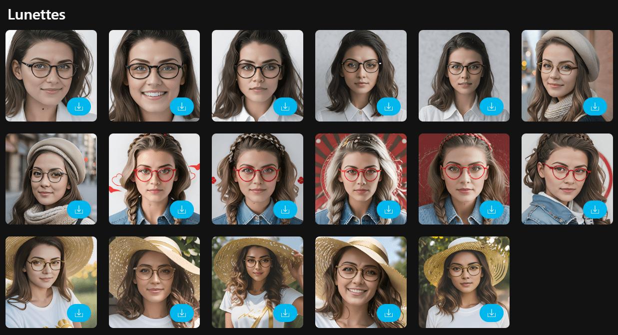 essayer differents styles de lunettes virtuellement en ligne