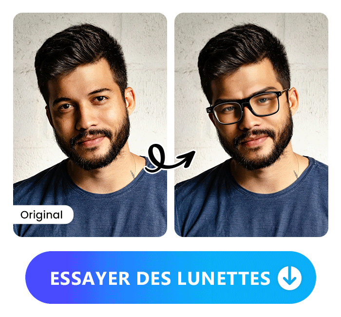 PhotoDirector App - lunettes virtuelles