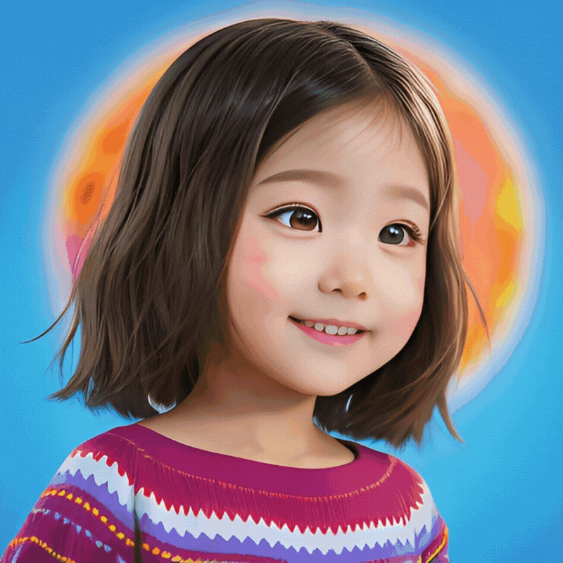 미래의 딸 사진