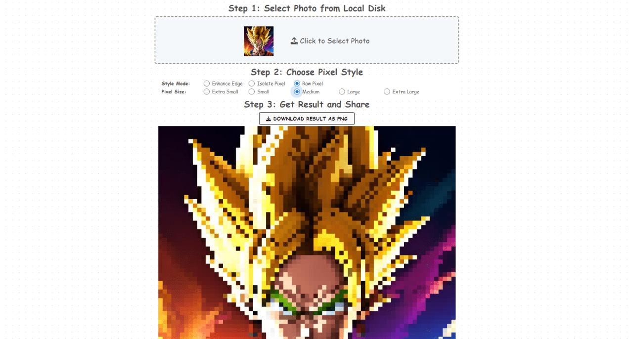 Transformer une image en pixel art