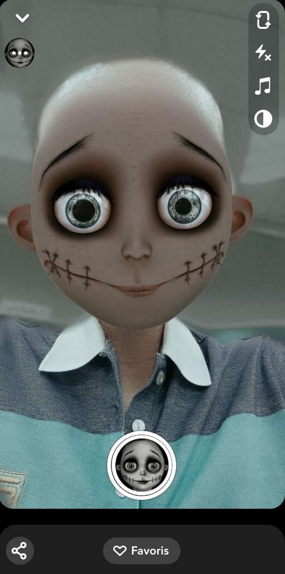 essai filtre snapchat