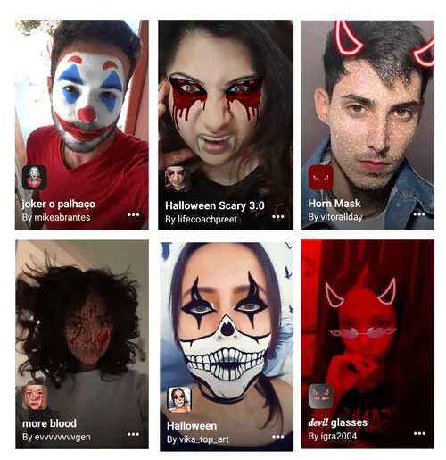 filtres halloween facebook