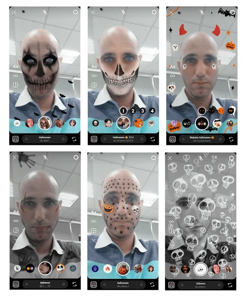 filtres halloween instagram