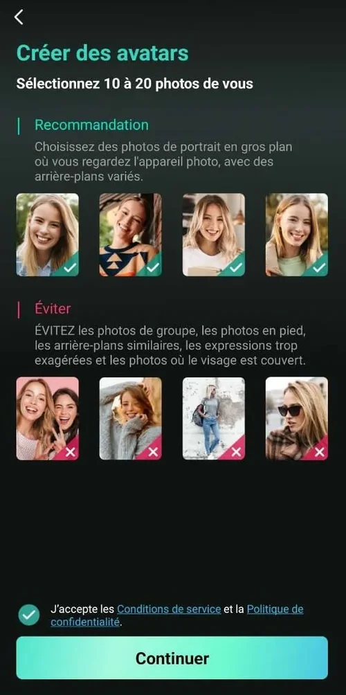 Créer un avatar avec filtre d'Halloween