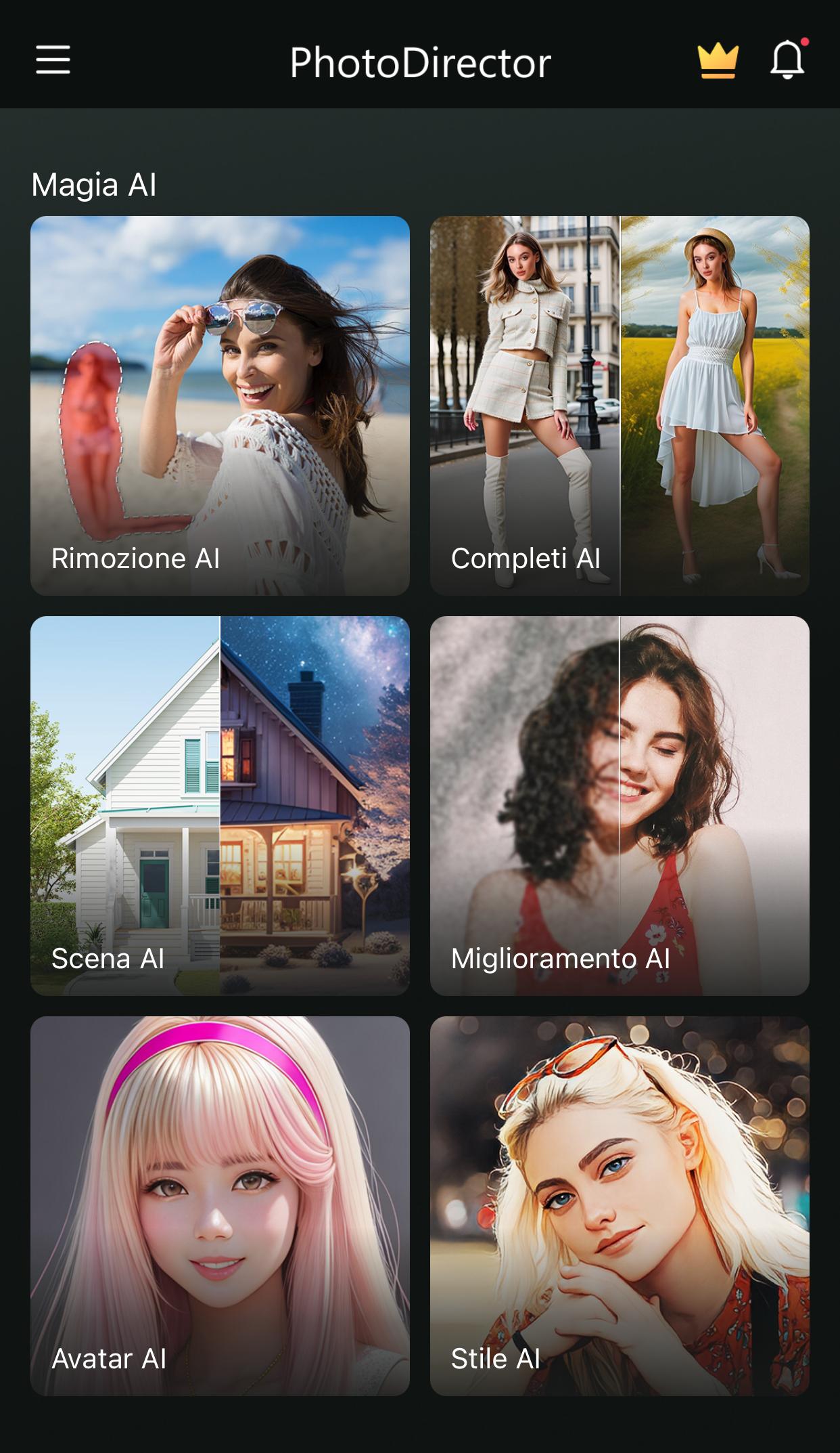 PhotoDirector app