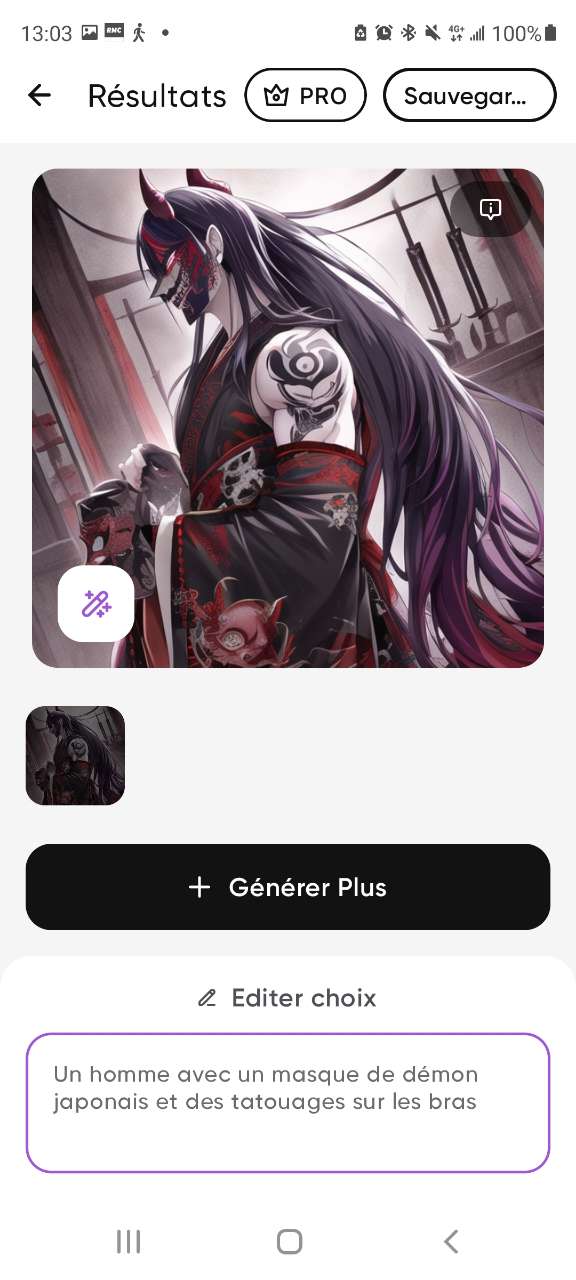 Générateur d'art d'IA d'anime - 4ème meilleure application de filtre manga