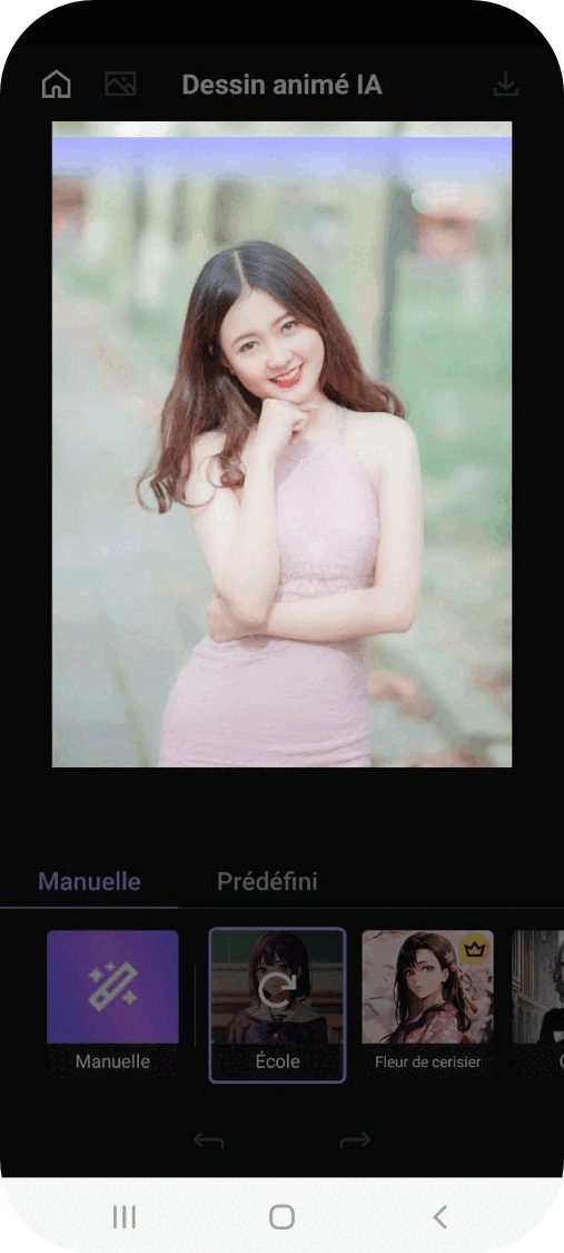 MyEdit app - 2e Meilleure application pour se transformer en manga