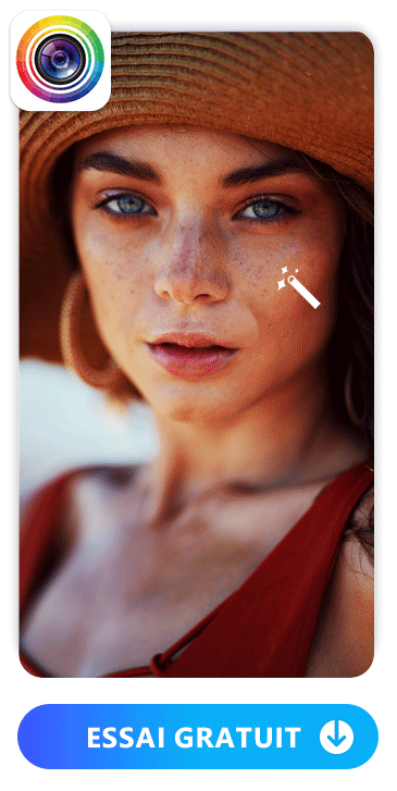 PhotoDirector retouche visage