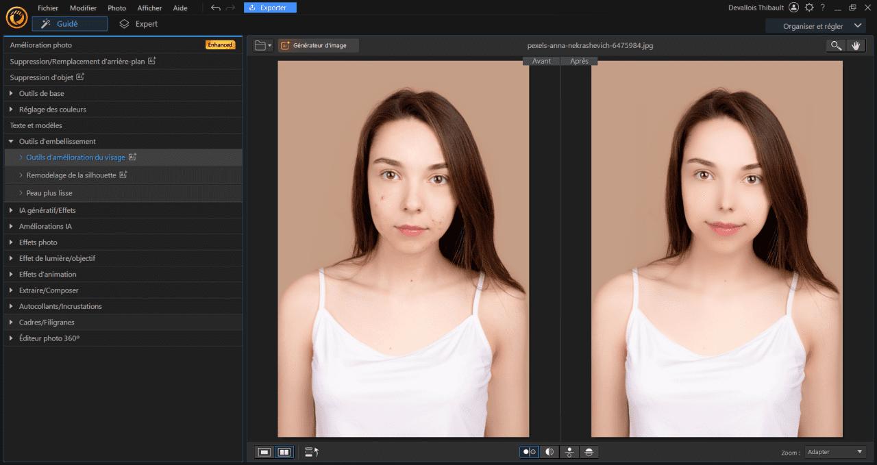 Créer une photo de CV professionnelle avec le logiciel PhotoDirector