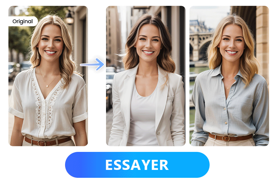 Créer une photo de CV professionnelle en ligne avec MyEdit