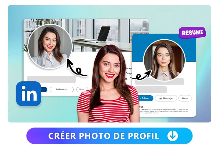 Créer une photo de CV professionnelle en ligne avec MyEdit